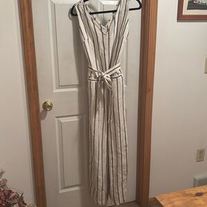 Faherty NWOT striped jump suit.